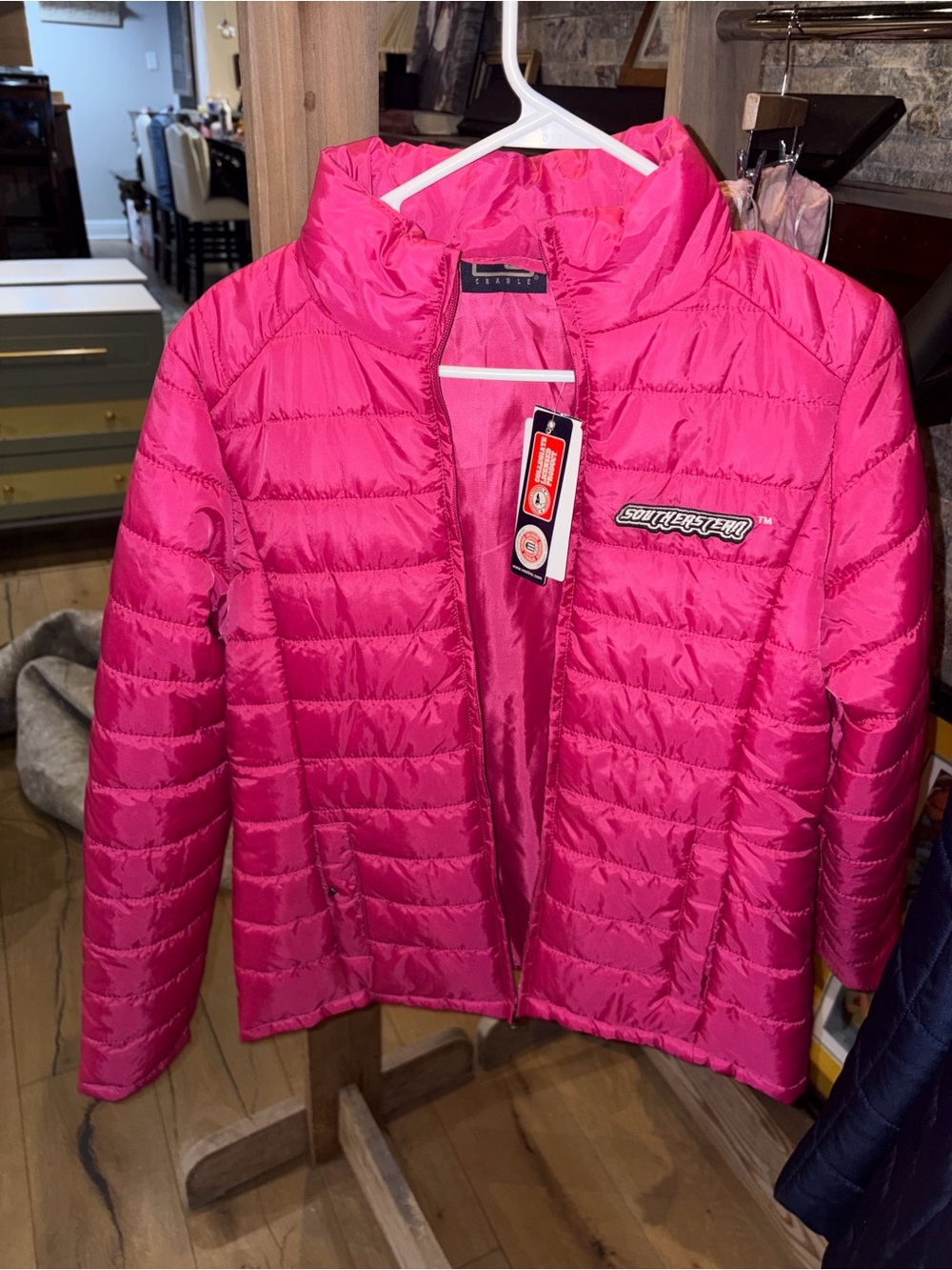 Southeastern Puffer Jacket - Pink -